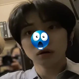 😨 emoji silly yeonjun Telegram sticker 8 of 20