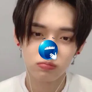 🙁 emoji silly yeonjun Telegram sticker 13 of 20