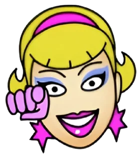 🌟 emoji Гламур. Дурак онлайн Telegram sticker 23 of 25