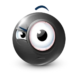 Sticker from black .