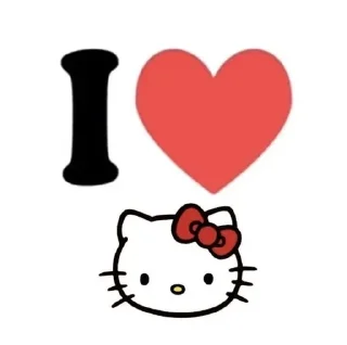 Sticker from Hello Kitty