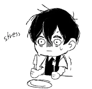 😐 emoji SunTan ; omori Telegram sticker 8 of 120