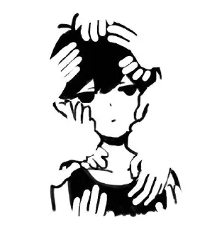 😕 emoji SunTan ; omori Telegram sticker 14 of 120