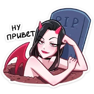 Sticker from Дьяволица @nyasticks