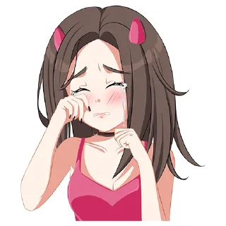 😢 emoji marina Telegram sticker 7 of 15