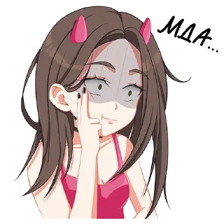 😨 emoji marina Telegram sticker 11 of 15