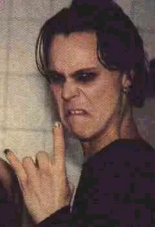 🤘 emoji Ville Valo Telegram sticker 12 of 90