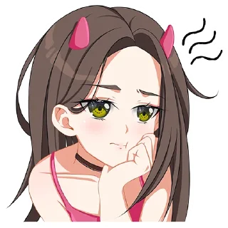 😒 emoji marina Telegram sticker 3 of 15