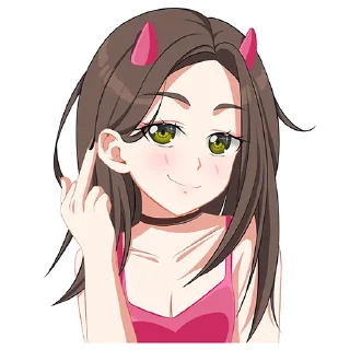 🖕 emoji marina Telegram sticker 14 of 15