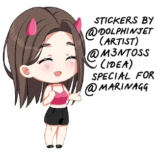 ✍️ emoji marina Telegram sticker 15 of 15