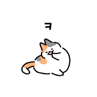 🐈 emoji ᘏ . котик ☆ @drowndreams Telegram sticker 18 of 24