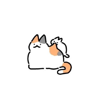 🐈 emoji ᘏ . котик ☆ @drowndreams Telegram sticker 5 of 24