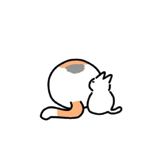 🐈 emoji ᘏ . котик ☆ @drowndreams Telegram sticker 16 of 24