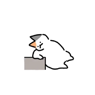 🐈 emoji ᘏ . котик ☆ @drowndreams Telegram sticker 9 of 24