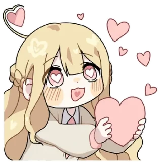 Sticker from ꒰ 🍡 ꒱ . ⁽⁽ (♡ˊᵕˋ♡) ⁾⁾ @CutestStickers