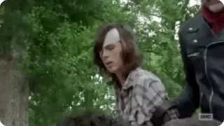💜 emoji Carl grimes, Chandler Riggs Telegram sticker 12 of 50