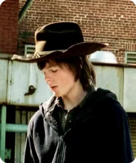 💜 emoji Carl grimes, Chandler Riggs Telegram sticker 2 of 50