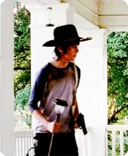 💜 emoji Carl grimes, Chandler Riggs Telegram sticker 9 of 50