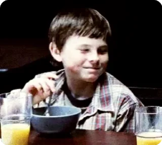 💜 emoji Carl grimes, Chandler Riggs Telegram sticker 4 of 50