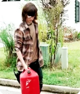 💜 emoji Carl grimes, Chandler Riggs Telegram sticker 7 of 50