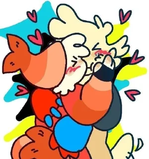 🌟 emoji 🧸‼️⊹ANGRYHUGS(!)⊹🍤💓 Telegram sticker 18 of 93