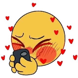 🥰 emoji loveee🖤 Telegram sticker 5 of 120