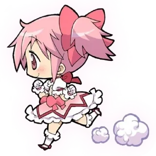 🎀 emoji madoka!☆ @Cute_lai Telegram sticker 21 of 30