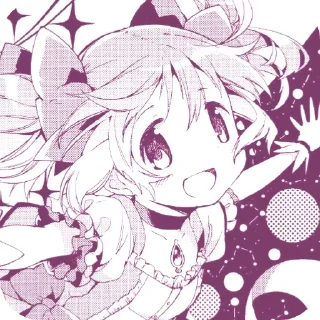 💓 emoji madoka!☆ @Cute_lai Telegram sticker 24 of 30