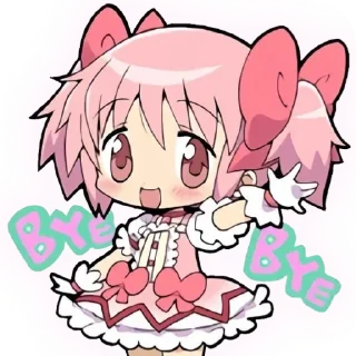 💗 emoji madoka!☆ @Cute_lai Telegram sticker 20 of 30