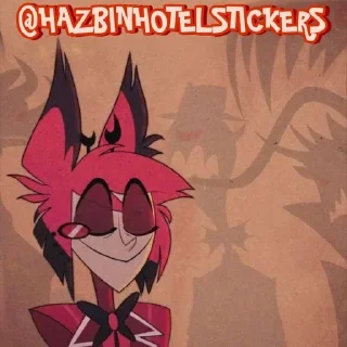 Sticker from Alastor • @HazbinHotelStickers