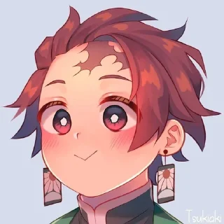 😊 emoji Танджиро Telegram sticker 14 of 120
