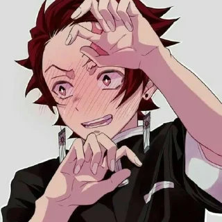 😳 emoji Танджиро Telegram sticker 8 of 120