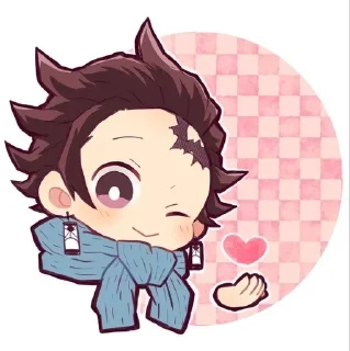 😉 emoji Танджиро Telegram sticker 21 of 120