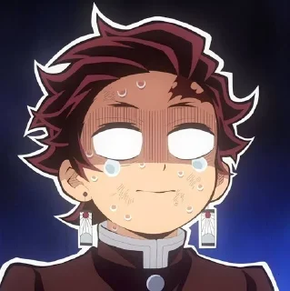 🥲 emoji Танджиро Telegram sticker 13 of 120