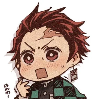 😍 emoji Танджиро Telegram sticker 18 of 120