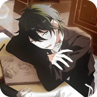 🎼 emoji Mika Kagehira тгк: @brighsdreams Telegram sticker 13 of 40