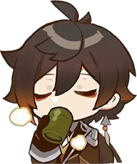 Sticker from Чжун Ли @phonedesign_genshin
