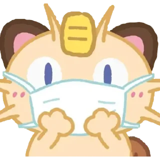 😷 emoji Pokemon Covid-19 @stickersb2b Telegram sticker 9 of 14