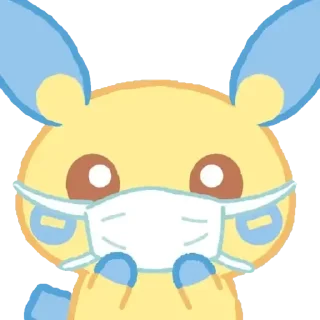 😷 emoji Pokemon Covid-19 @stickersb2b Telegram sticker 7 of 14