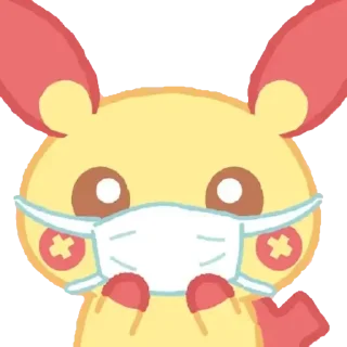 😷 emoji Pokemon Covid-19 @stickersb2b Telegram sticker 14 of 14