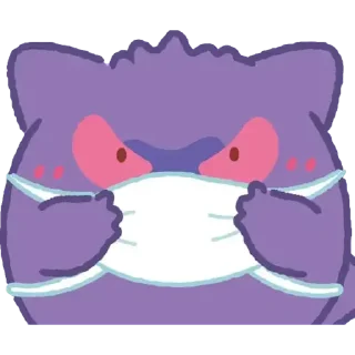 😷 emoji Pokemon Covid-19 @stickersb2b Telegram sticker 3 of 14