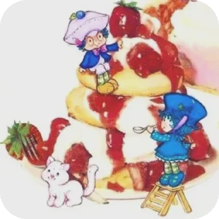 Sticker from Strawberry Shortcake