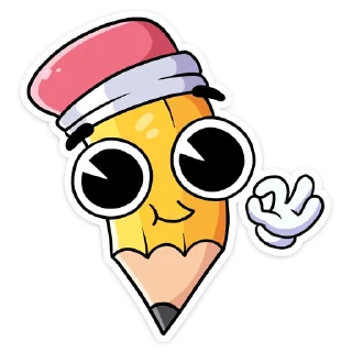 Канцелярики (@TgSticker) sticker 1