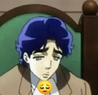 😔 emoji @CLOOBHUB <- БОЛЬШЕ Telegram sticker 8 of 118