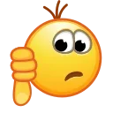 👎 emoji Retro Emoji Telegram sticker 24 of 54