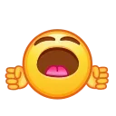 😭 emoji Retro Emoji Telegram sticker 14 of 54