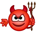 😈 emoji Retro Emoji Telegram sticker 21 of 54