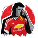 Sticker from Manchester United