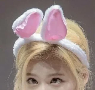 🐰 emoji ・。🍦 . . sana ! @thestickers1 – тык Telegram sticker 1 of 17