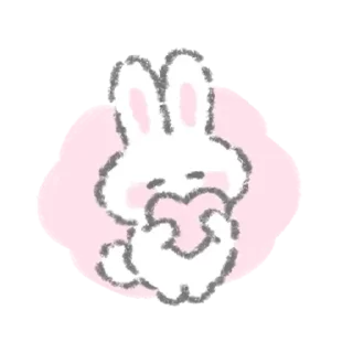 ❤️ emoji зайки Telegram sticker 13 of 63
